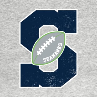 Big Bold Seattle Seahawks Monogram T-Shirt